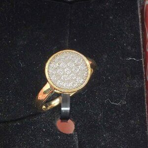 Brand New Peermont Jewelry 18k gold plated w/ cubic zirconia stones